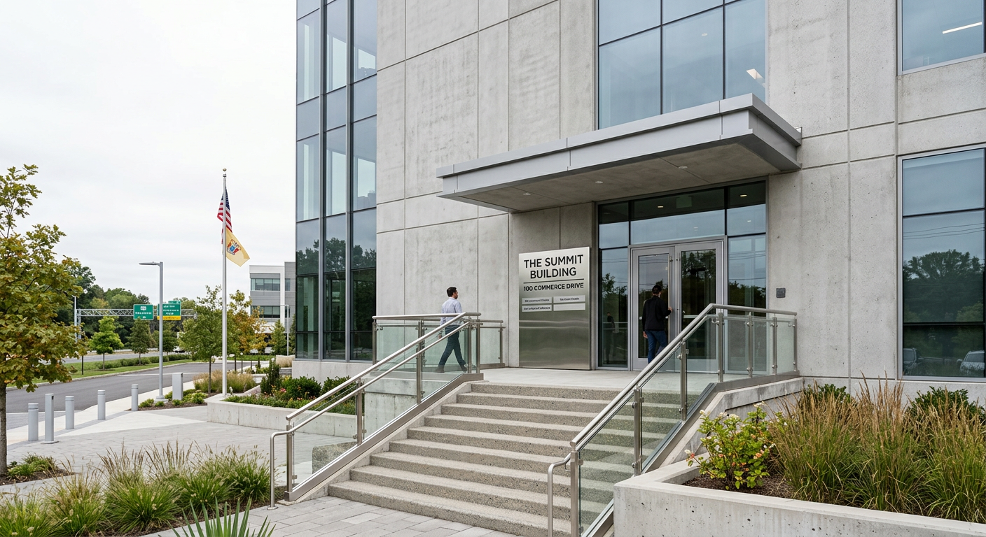 Commercial aluminum railing in New Jersey