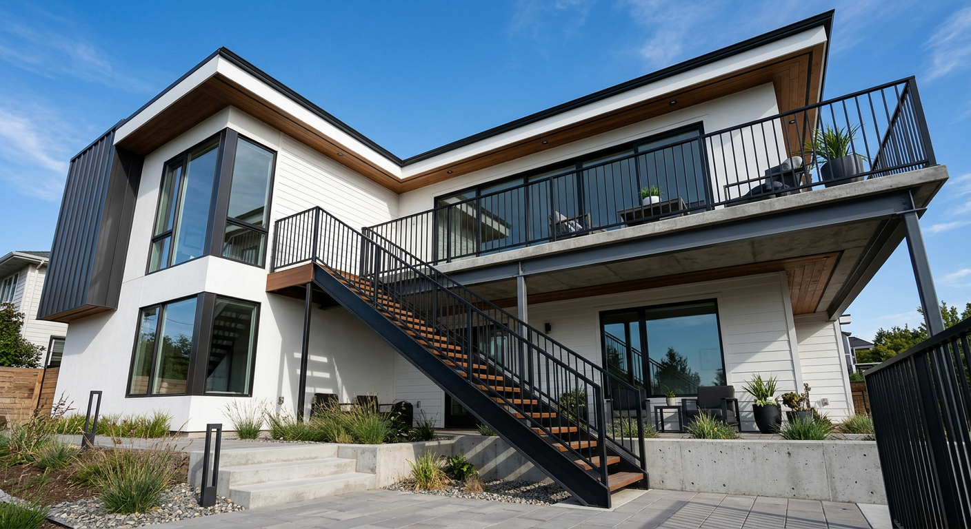 Balcony & Staircases
